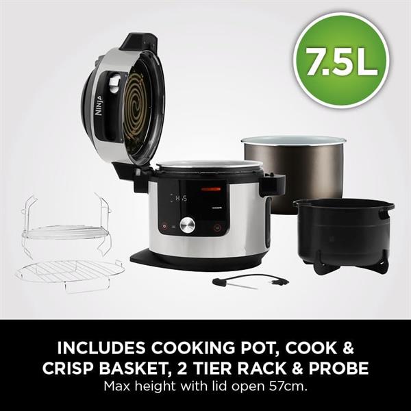 Ninja 15-in-1 Multi-Cooker SmartLid 7.5L Digital