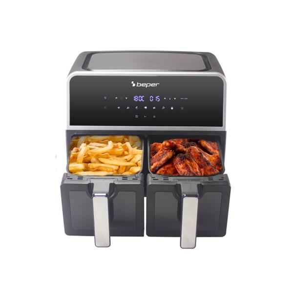 Beper Double Basket Air Fryer 9 Liter