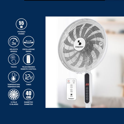 Beper 3-in-1 Stand Fan 13 Blades