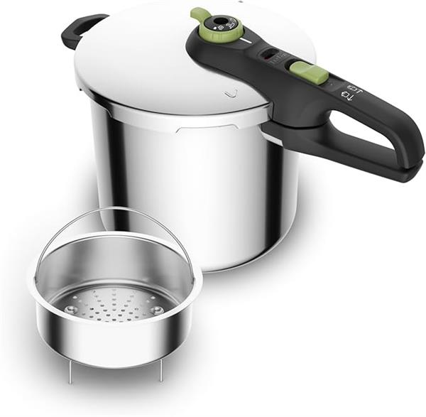 Tefal Secure Trendy Pressure Cooker 8L Stainless Steel Induction