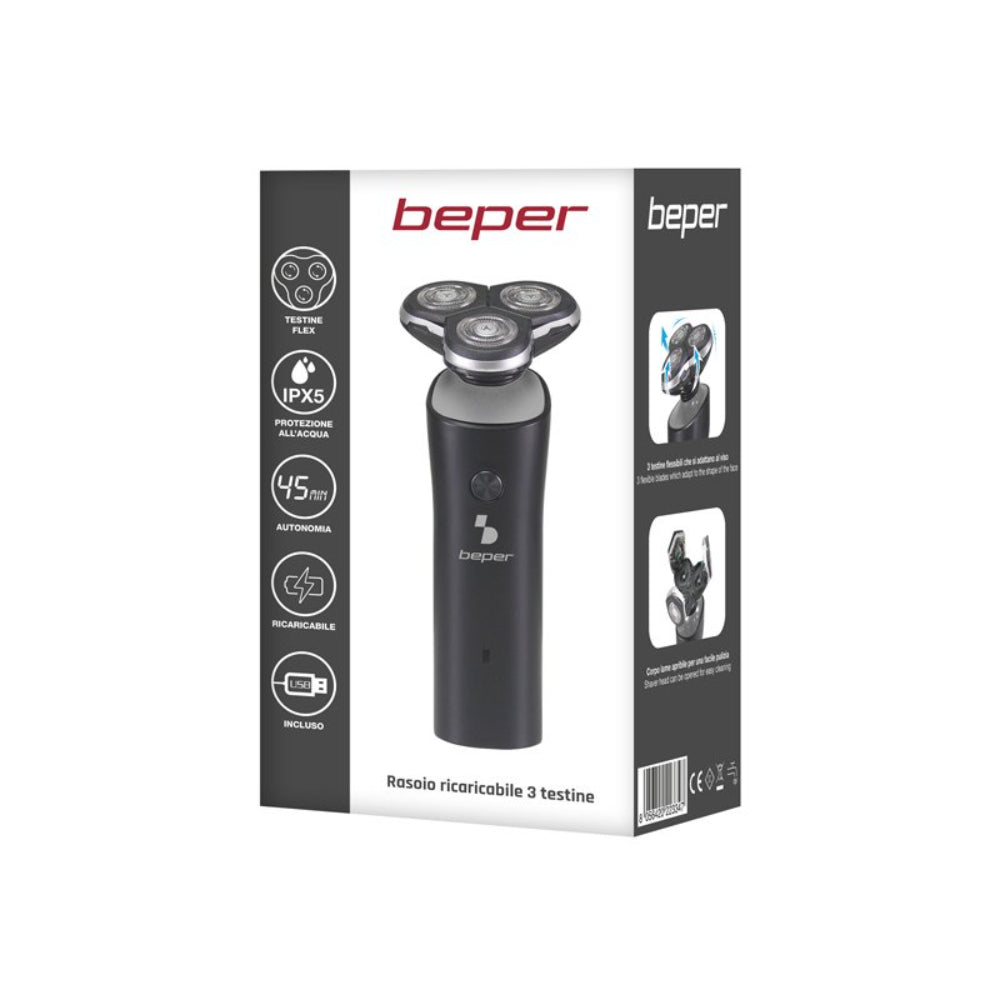 Beper Rechargeable Men's Shaver USB