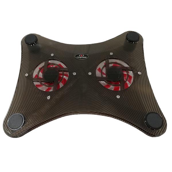 Conqueror Laptop Cooling Fan USB Powered Black
