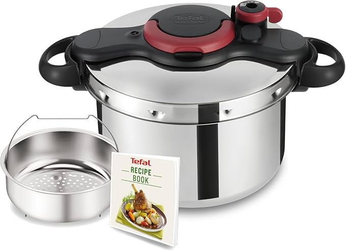 Tefal ClipsoMinut Easy Pressure Cooker 9L Stainless Steel