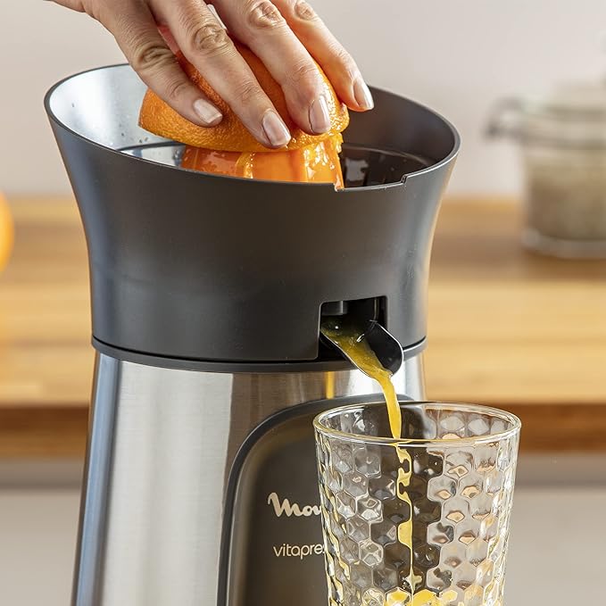 Moulinex Vita Press Citrus Juicer 100W 3 Cones Silver