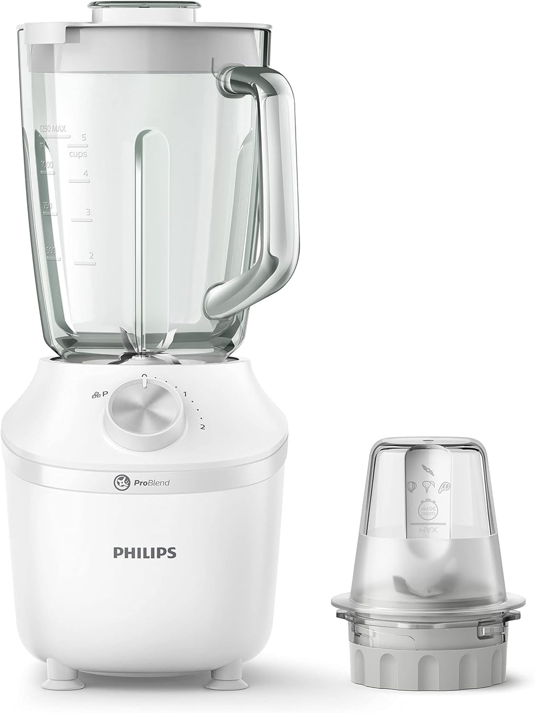 Philips Blender 3000 Series 600W ProBlend System 2L Large Jar Ice Crushing