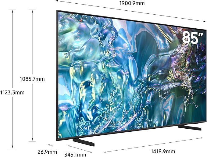 Samsung 85 Inch QLED 4K Q60D Smart TV AirSlim