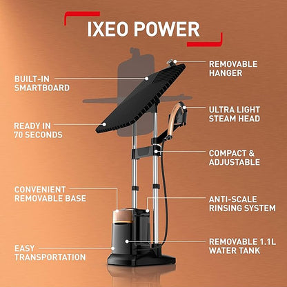 Tefal IXEO Power All-in-One Steam Generator Iron Black Copper