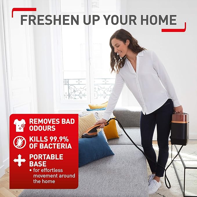 Tefal IXEO Power All-in-One Steam Generator Iron Black Copper