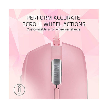 Razer Basilisk Gaming Mouse Quartz Pink