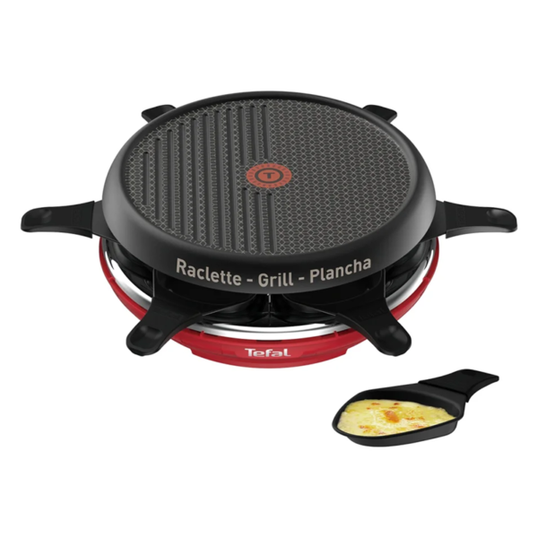 Tefal Raclette Grill Colormania 6 Pans Red
