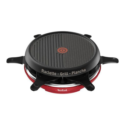 Tefal Raclette Grill Colormania 6 Pans Red