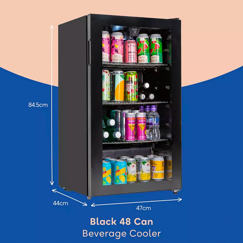 Russell Hobbs Freestanding Bottle Cooler Fridge 93L Black