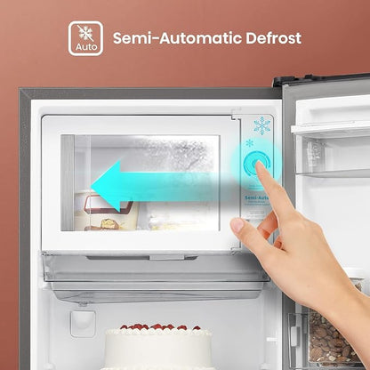 Hisense Single Door Refrigerator 179L Defrost Water Dispenser Silver