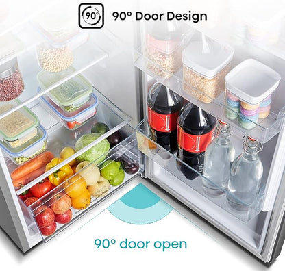 Hisense Top Mount Refrigerator 12CFT No Frost Multi Air Flow Silver
