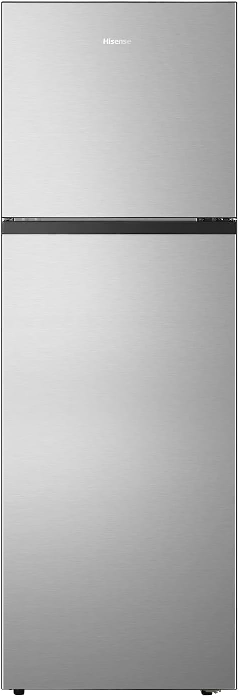 Hisense Top Mount Refrigerator 12CFT No Frost Multi Air Flow Silver