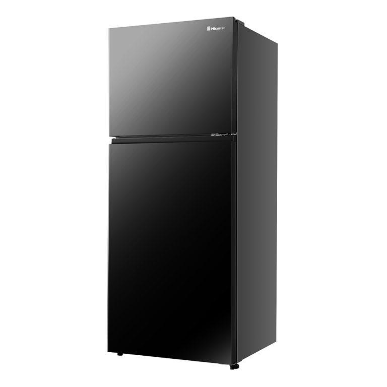 Hisense Top Mount Refrigerator 500L No Frost Inverter Black Glass