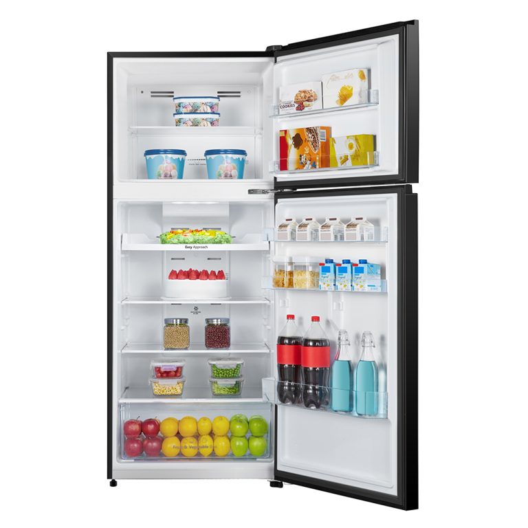 Hisense Top Mount Refrigerator 500L No Frost Inverter Black Glass