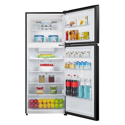Hisense Top Mount Refrigerator 500L No Frost Inverter Black Glass