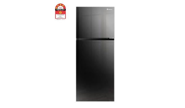 Hisense Top Mount Refrigerator 500L No Frost Inverter Black Glass
