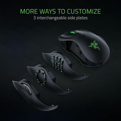 Razer Naga Trinity Wired MMO Gaming Mouse Multicolor