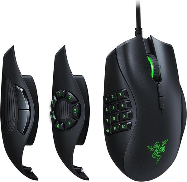 Razer Naga Trinity Wired MMO Gaming Mouse Multicolor