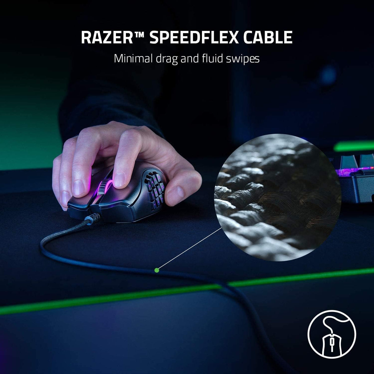 Razer Naga X Wired MMO Gaming Mouse