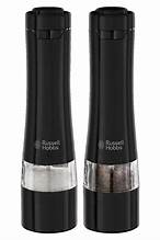 Russell Hobbs Electric Salt & Pepper Mill Set Black
