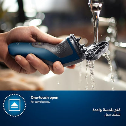 Philips Cordless Shaver Wet/Dry 3D Flex Heads 40 Min Run