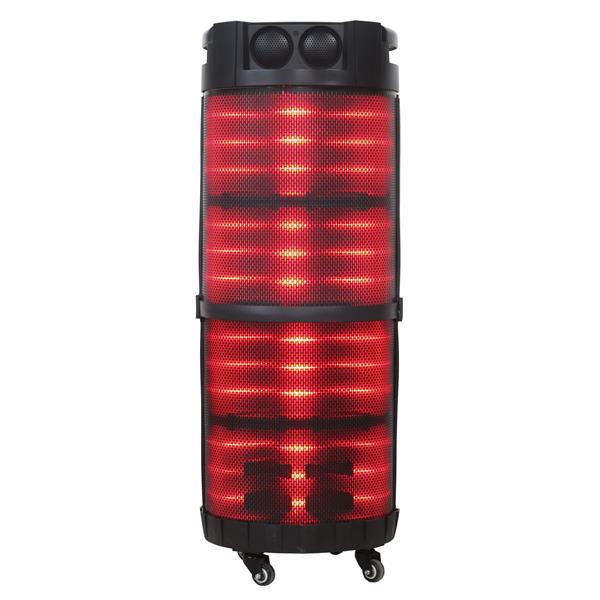 Conqueror Party Speaker 12 Inch Woofer Bluetooth DJ Lights