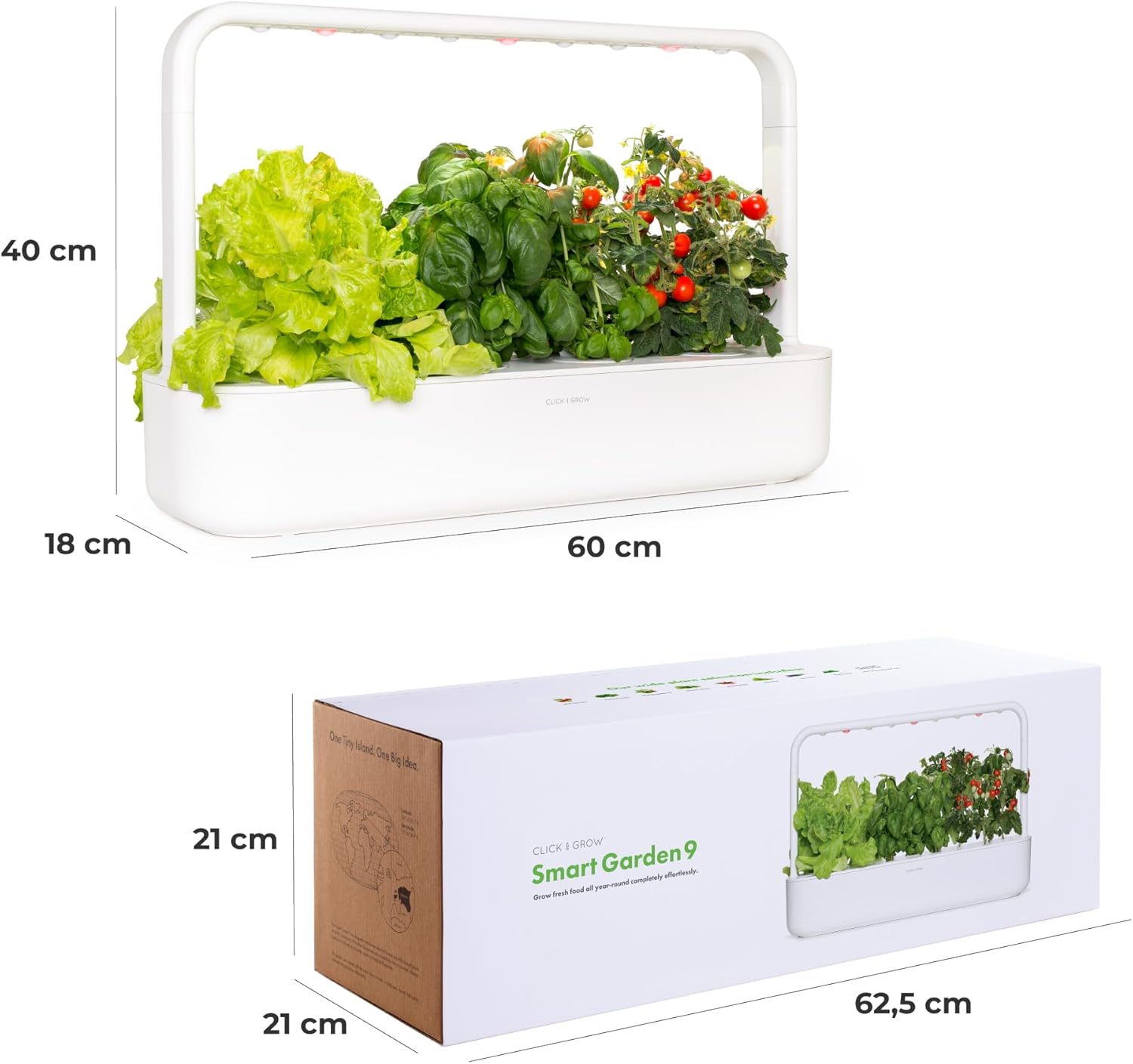 Click & Grow Smart Garden 9 White