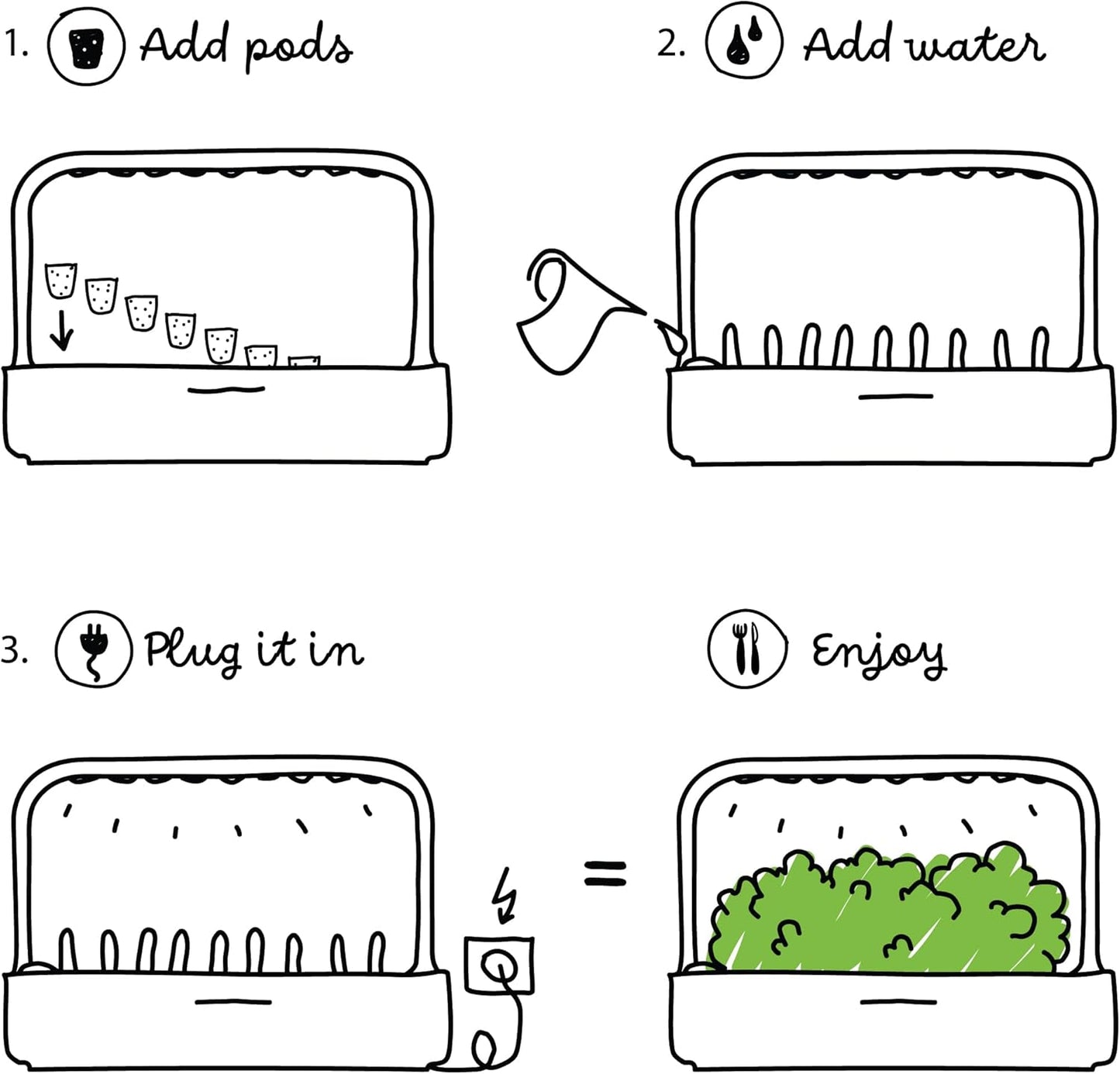 Click & Grow Smart Garden 9 White
