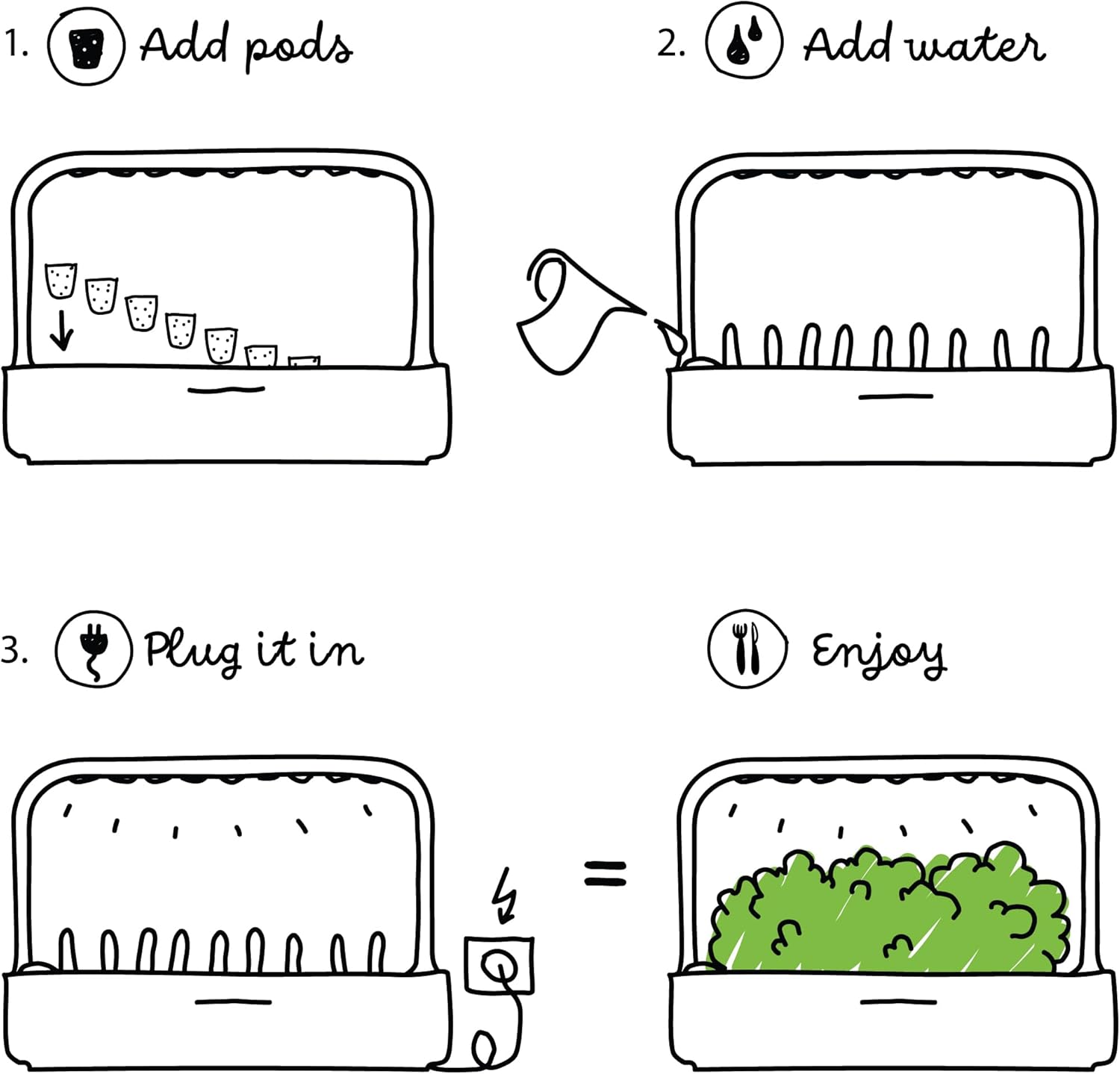 Click & Grow Smart Garden 9 White