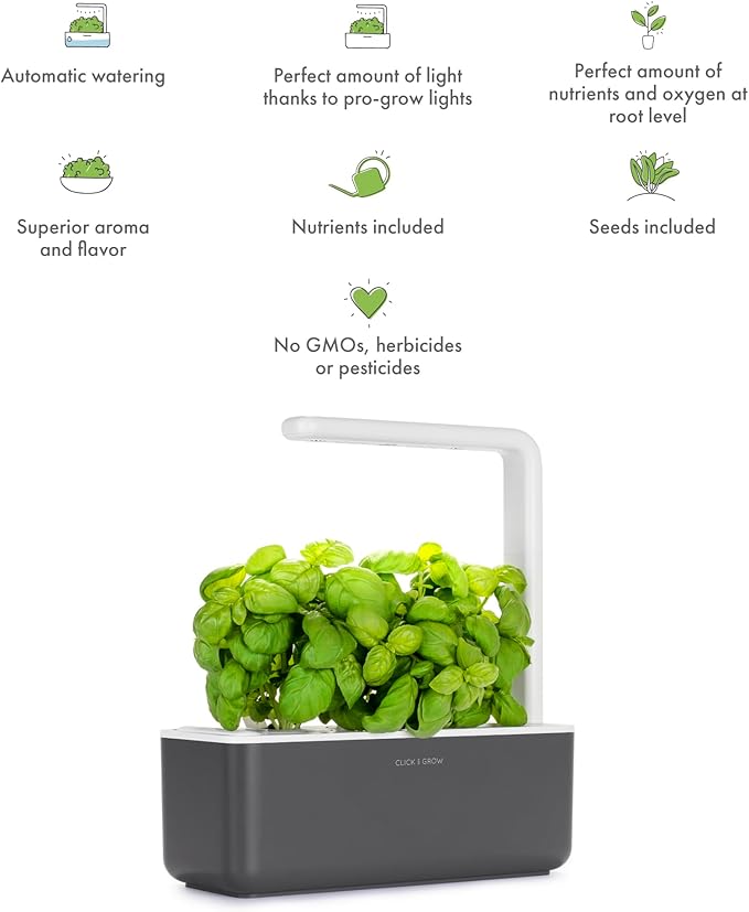Click & Grow Smart Garden 3 Dark Grey