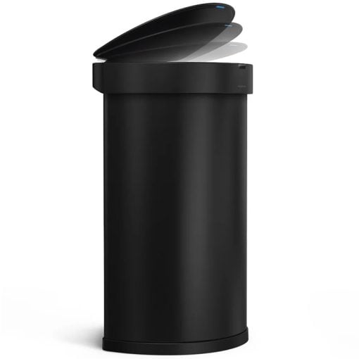 Simplehuman Semi-Round Sensor Bin 40L Black