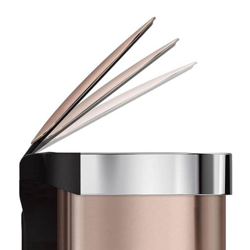 Simplehuman Semi-Round Sensor Bin 45L Rose Gold