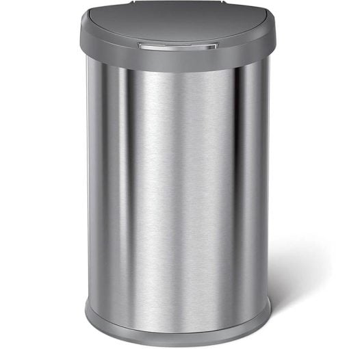 Simplehuman Semi-Round Sensor Bin 40L Grey