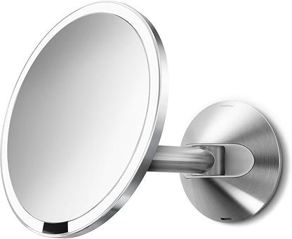 Simplehuman Wall Mount Sensor Mirror 5X 20cm SS