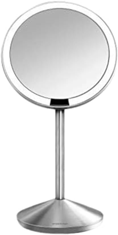 Simplehuman Mini Sensor Mirror 10X Rechargeable Travel SS