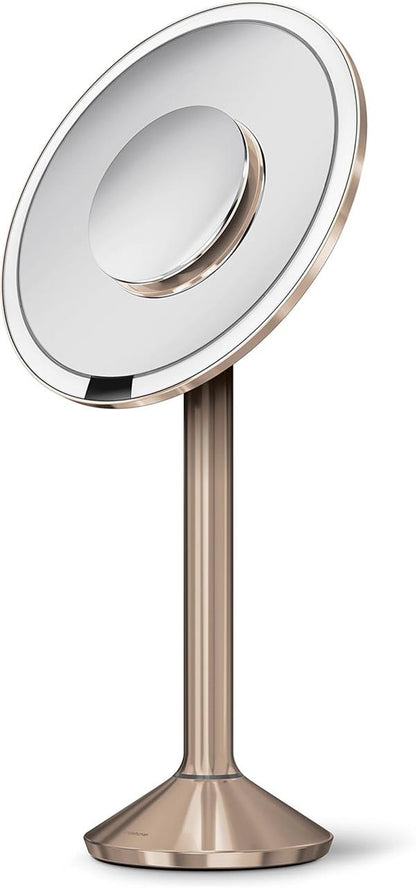 Simplehuman Sensor Mirror Pro 5X/10X Rechargeable Rose Gold