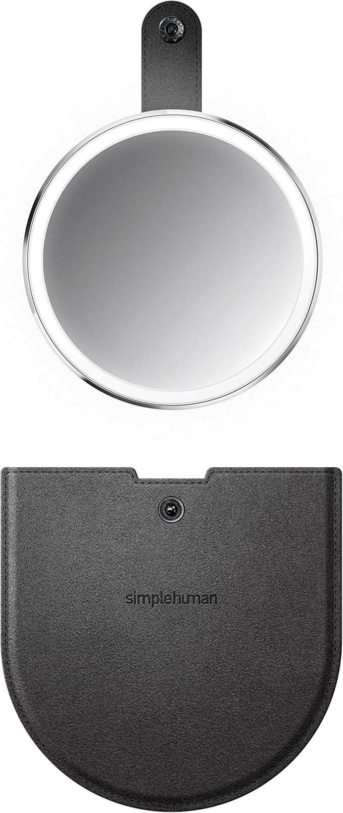 Simplehuman Compact Sensor Mirror Rechargeable Brushed