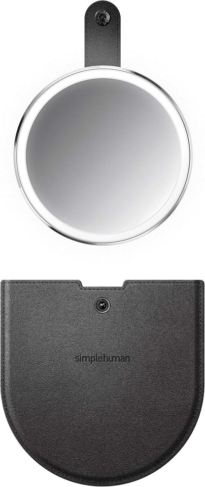Simplehuman Compact Sensor Mirror Rechargeable Brushed