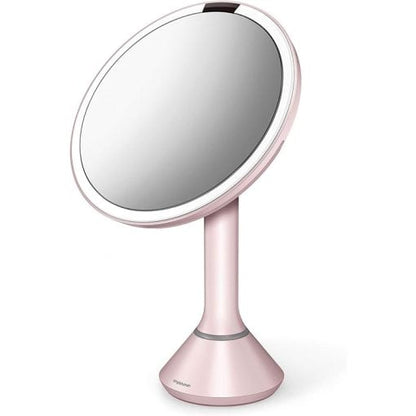 Simplehuman Sensor Mirror 5X LED Brightness Control Pink