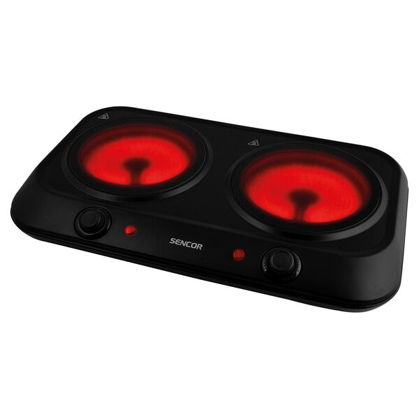 Sencor Double Infrared Cooking Plate - Glass Ceramic - 2400 W