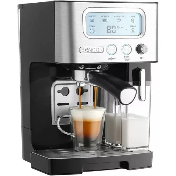 Sencor Espresso Machine 15 Bar 1450W Stainless Steel