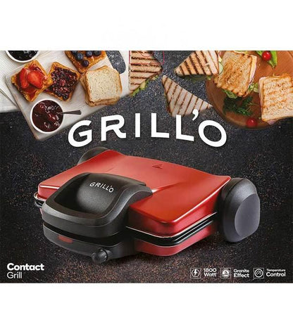 Grillo Contact Grill 1800W Granite Temp Control