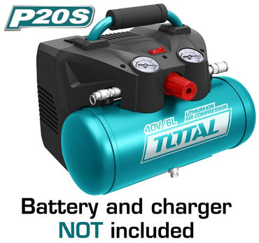 Total Cordless Air Compressor 40V 6L Tank 135PSI