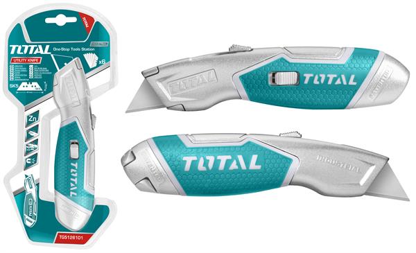 Total Utility Knife Zinc Alloy 6 SK5 Blades