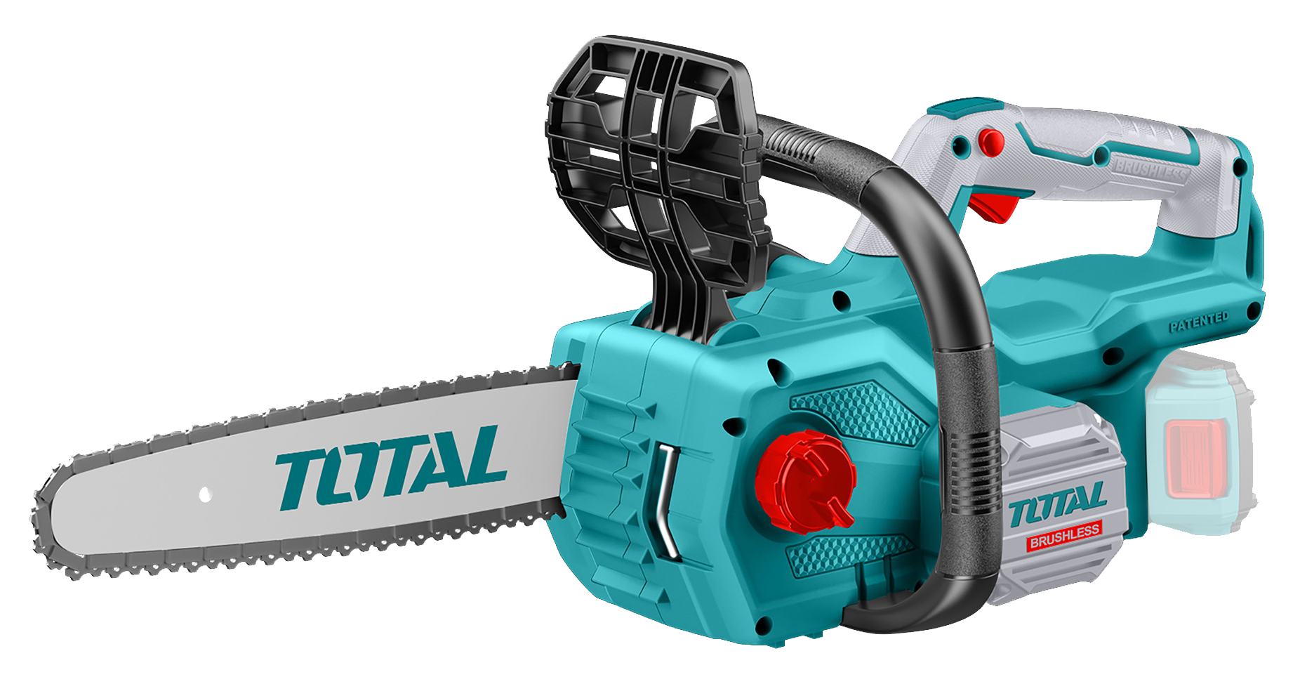 Total Cordless Brushless Chain Saw 20V 12 Inch