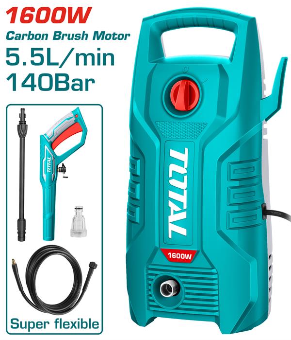 Total High Pressure Washer 1600W 140 Bar