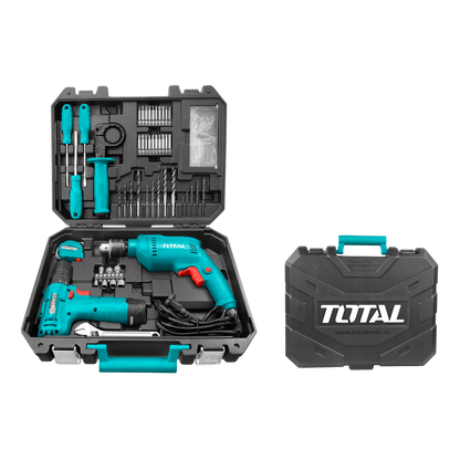 Total Tools Set 119PC Cordless Drill Impact Drill Combo